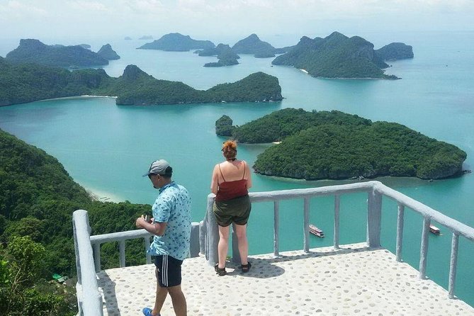 Koh Samui to Angthong National Marine Park Trip By Big Boat - Blue Lagoon Emerald Lake: Thai buffet lunch that keeps the day moving