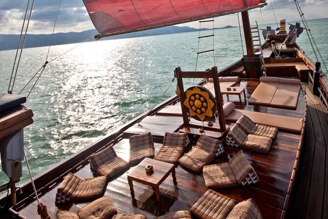 Koh Samui to Koh Phangan Island Full-Day Cruise with Sunset - Sunset Sail Back to Koh Samui: Appetizers and Late-Day Light