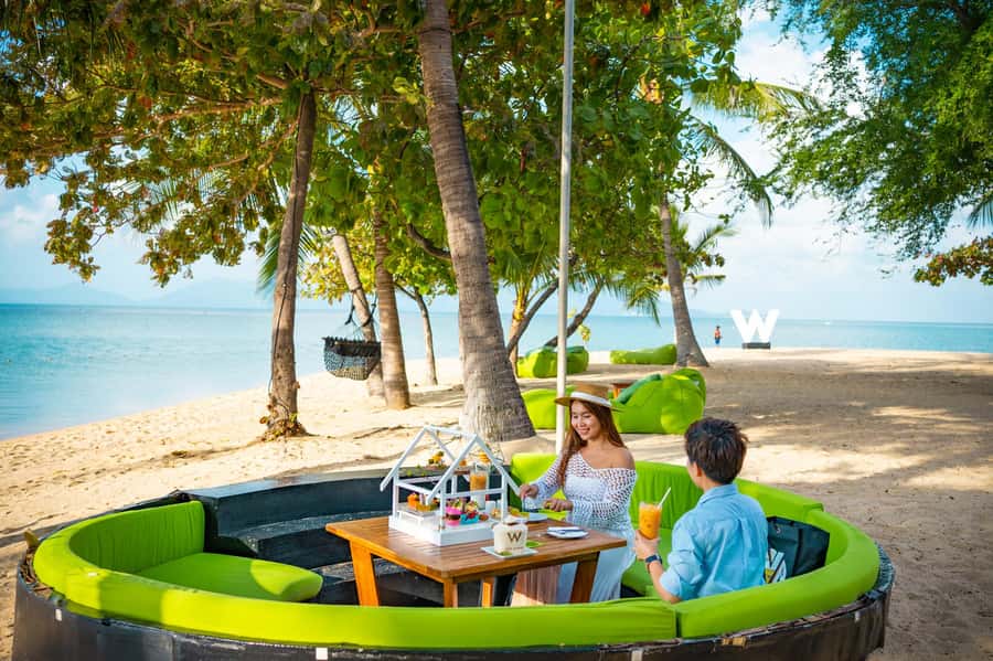 Koh Samui: W T-Time at W Koh Samui - Where you’ll sit: Woobar or the SIP area