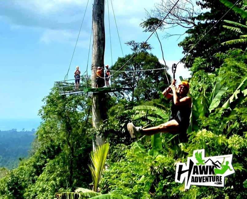 Koh Samui: Zipline Adventure with Hotel Transfer - Abseiling the 20m and 30m Drops (Plus a Staircase Corridor)