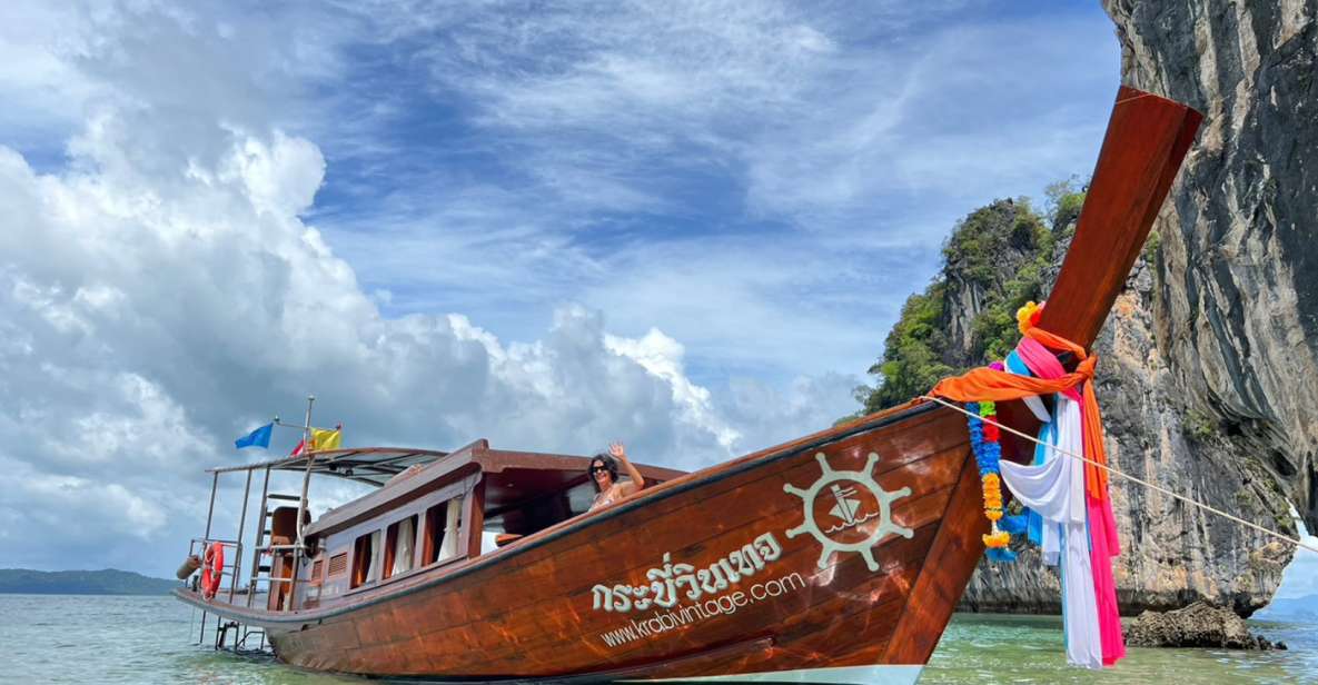 Krabi 4 island by luxury vintage boat sunrise / sunset - Why Krabi 4 Islands feels special at sunrise or sunset