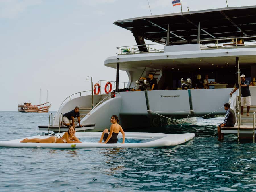 Krabi: 4 Island Premium Yacht with Snorkeling & Clear Kayak - Ko Poda snorkeling and clear kayaking: the best “look down” views