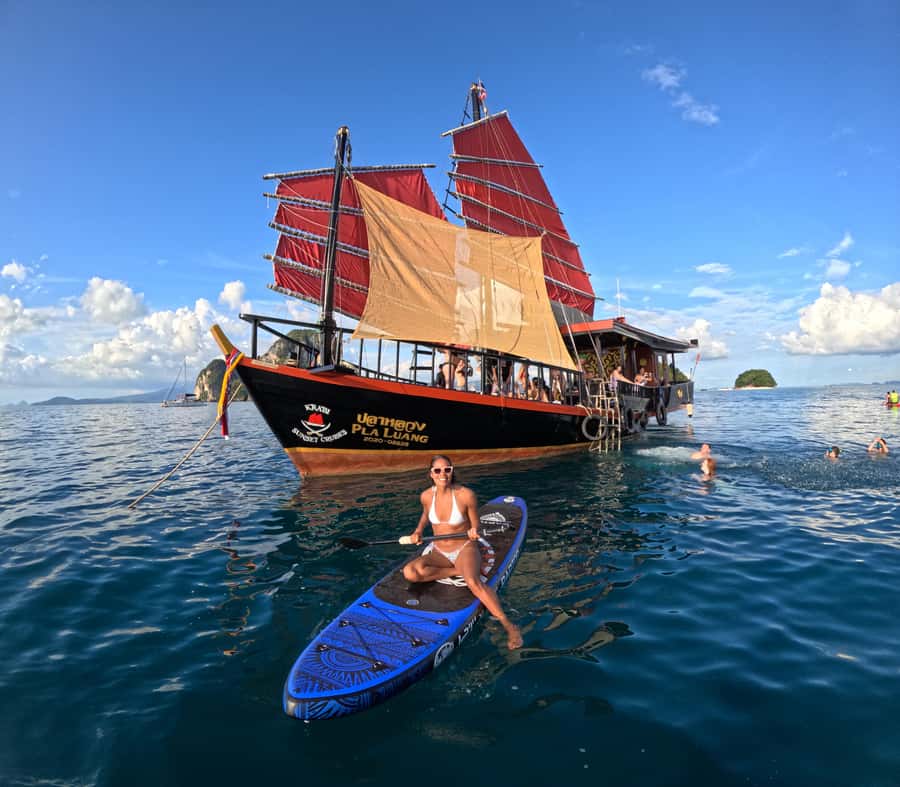 Krabi: 4-Island Sunset Snorkeling Tour & Bioluminescent Swim - Getting there: two Krabi meeting points, then a short water transfer