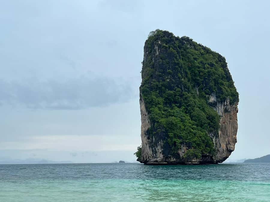 Krabi: 4 Islands & Ko Hong Private Long-tail Boat Tour - Ko Poda: sunbathing time that actually feels like beach time