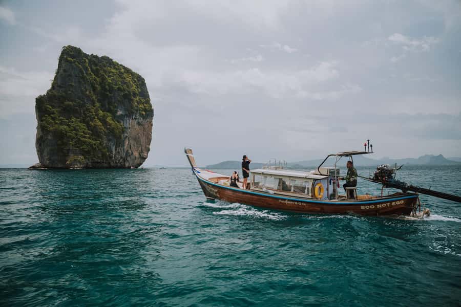 Krabi: 4-Islands Luxury Longtail Boat Private Half Day Tour - Chicken Island: Scenic Views and a Real Beach Stop