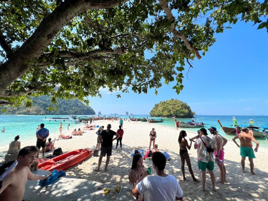 Krabi: 4 Islands Snorkeling Tour by Longtail Boat - Phra Nang Cave Beach at Railay: The Scenic Stop Before the Water