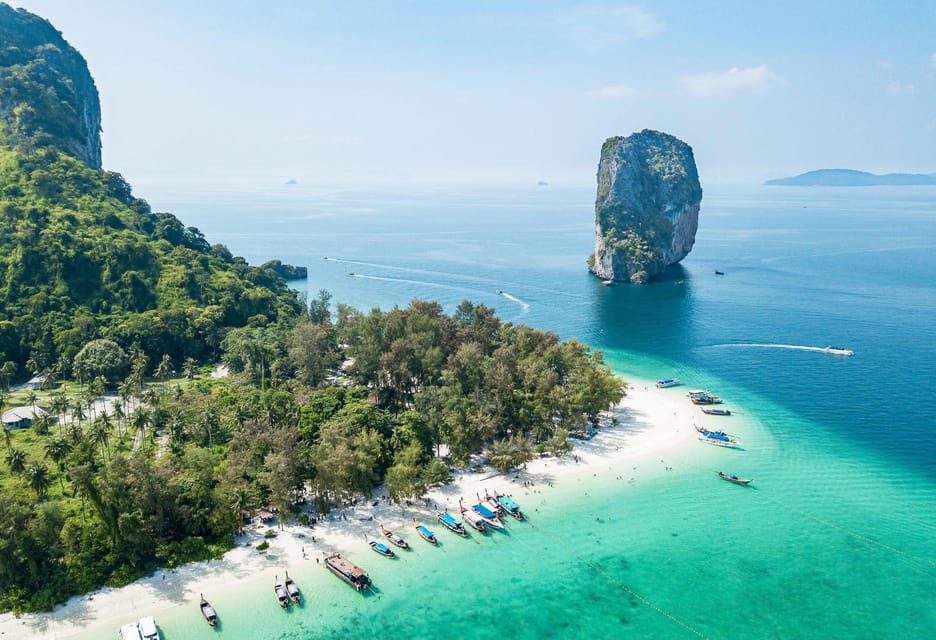 Krabi: 4 Islands & Thale Waek's Sandbar Tour By Speedboat - Koh Mor and Chicken Island: Scenic Views and Real Snorkel Time