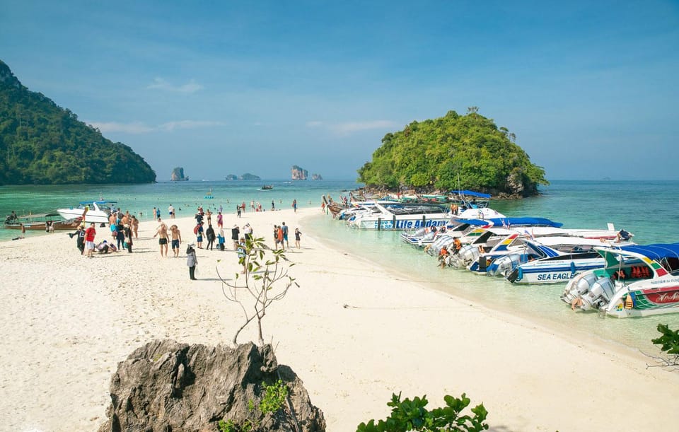 Krabi: 4 Islands & Thale Waek's Sandbar Tour By Speedboat - Phra Nang Cave Beach and Princess Cave: The Sacred Twist