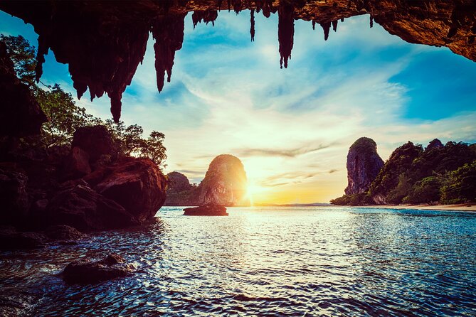 Krabi 7 Islands Snorkeling Sunset and Bioluminescence with dinner - Phra Nang Cave Beach and Railay photos: the view stops before the glow