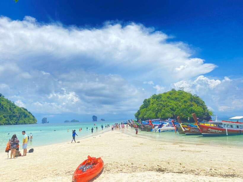 Krabi: 7 Islands Sunset & Plankton Swim with BBQ Dinner - Snorkeling in the Clear Andaman Sea: Gear Included, Jellyfish Possible