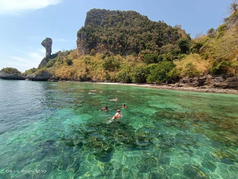 Krabi: 7 Islands Sunset Tour by Speedboat with Snorkeling - Chicken Island Photos and the Mor/Tup Sandbar Walk