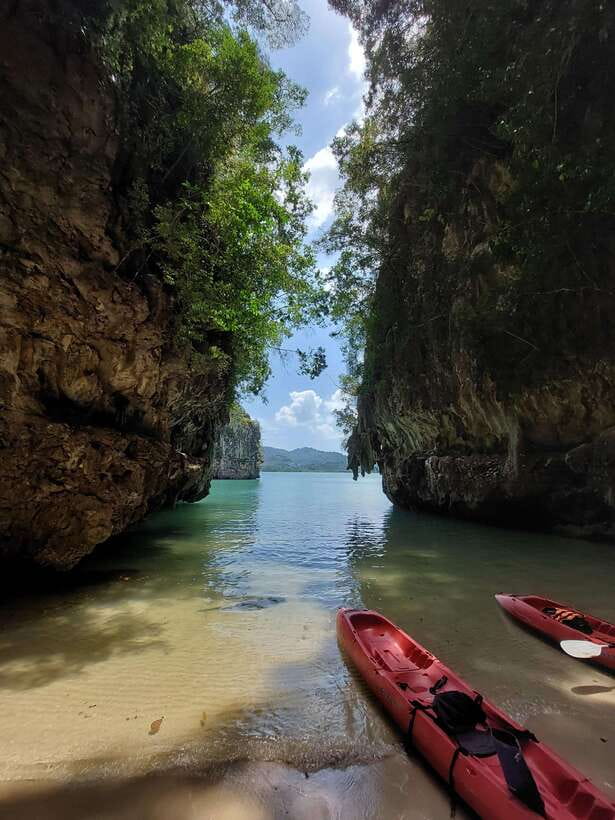 Krabi: A Kayaking Odyssey through Din Daeng Mangrove Maze - Ao Thalane Bay: your kayak day starts with calm water