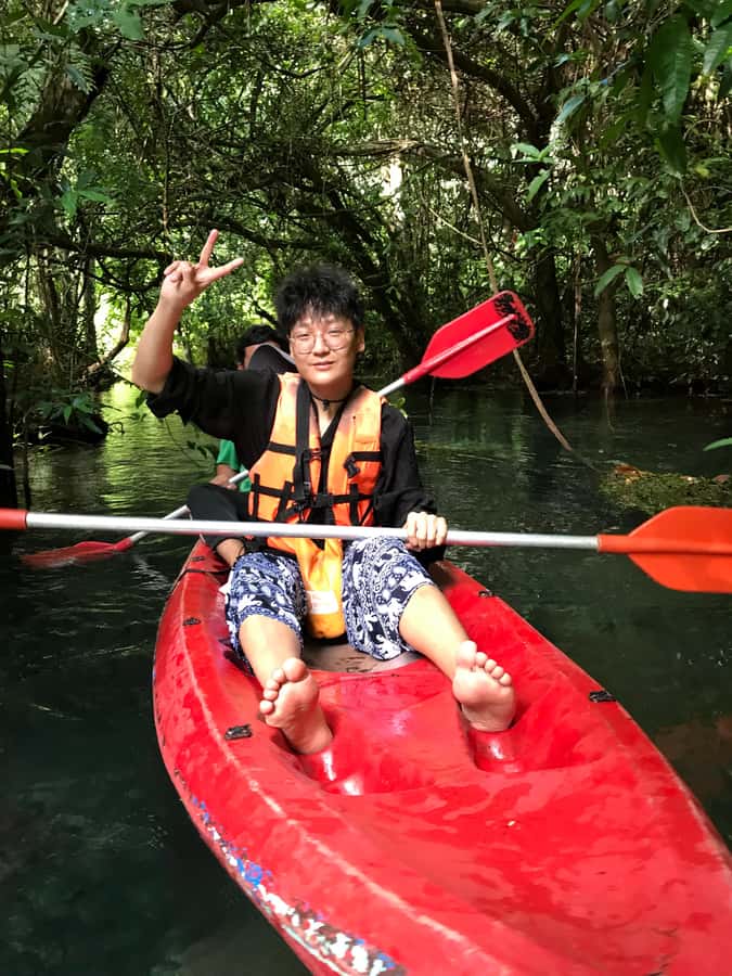 Krabi: Amazon Klong Srakaew Kayaking With Lunch - Rubber-tube float: the low-effort highlight