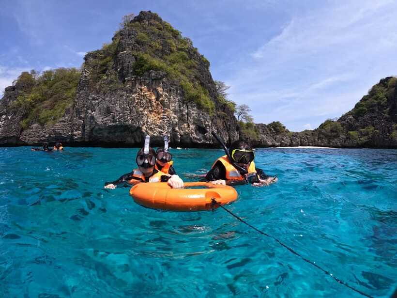 Krabi Aonang: Koh Rok & Koh Haa Snorkelling Day Trip + Lunch - Pickup and service-area limits from Ao Nang