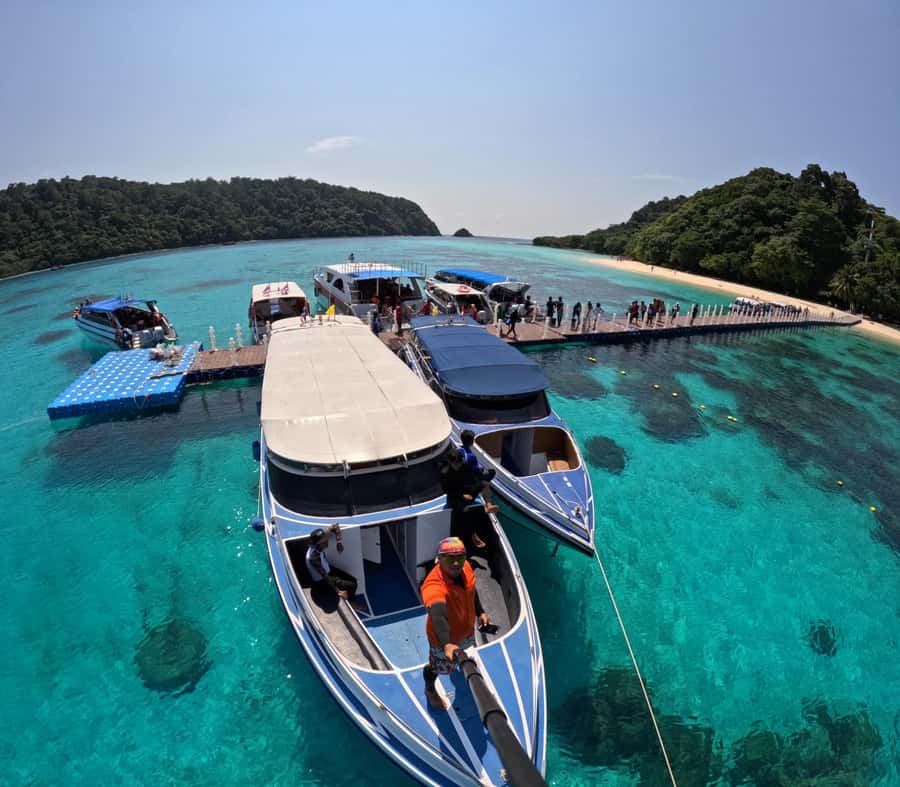 Krabi Aonang: Koh Rok & Koh Haa Snorkelling Day Trip + Lunch - How the day runs: Ao Nang pickup to late-afternoon return