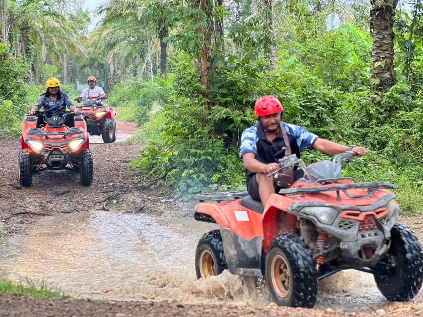 Krabi: ATV adventure and extreme - The guided route: jungle-lined highway to farms and quiet countryside