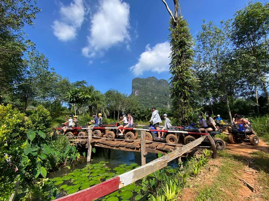 Krabi: ATV Jungle Bash & Kayak Odyssey in Din Daeng Mangrove - From Ao Nang Pickup Through Khao Thong Scenic Stops