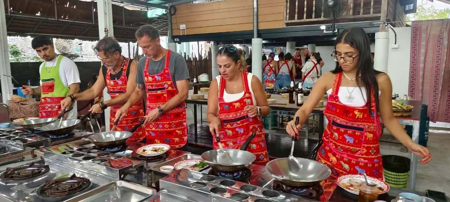 Krabi: Authentic Thai Cooking Class+Thai Herbs Garden Tour - Cooking Like a Thai Family Style Meal