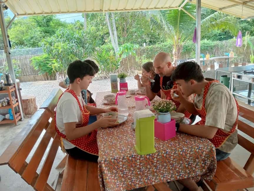 Krabi: Authentic Thai Cooking Class+Thai Herbs Garden Tour - Market Tour Add-On: If Your Option Includes It