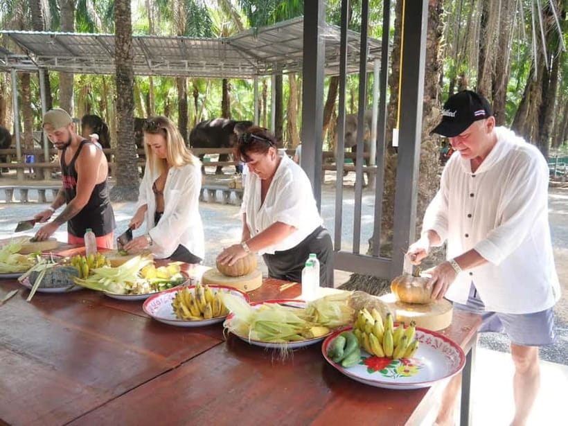 Krabi: Elephant Feeding Program with Food Preparation - Hand-Made Elephant Snacks: What You Make During the 30 Minutes