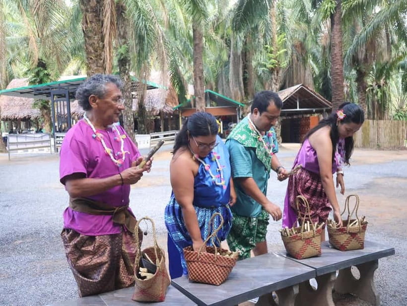 Krabi: Elephant Feeding Program with Traditional Thai Dress - Entering Krabi Elephant Shelter in Traditional Thai Costume