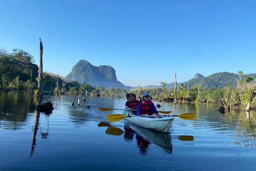 Krabi: Emerald Pool, Hot Springs, and Kayaking Tour - The flow of this Krabi day: nature first, then paddling