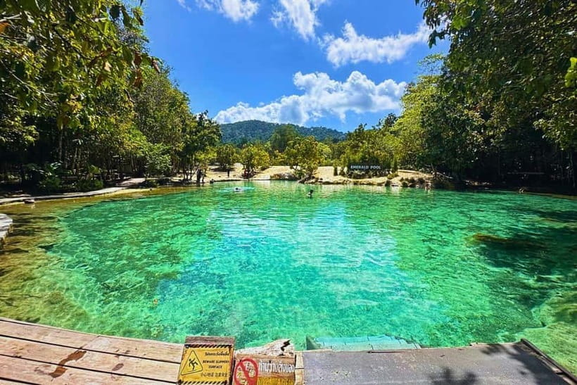Krabi: Emerald Pool, Hot Springs, and Kayaking Tour - Getting to Emerald Pool: van ride, jungle path, and photo timing