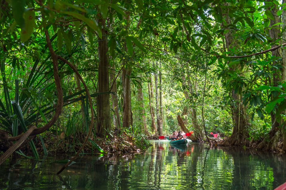 Krabi: Half-Day Blue Lagoon Kayaking at Klong Srakaew & ATV - Sa Kaeo Canal swimming: time to cool off and do less work