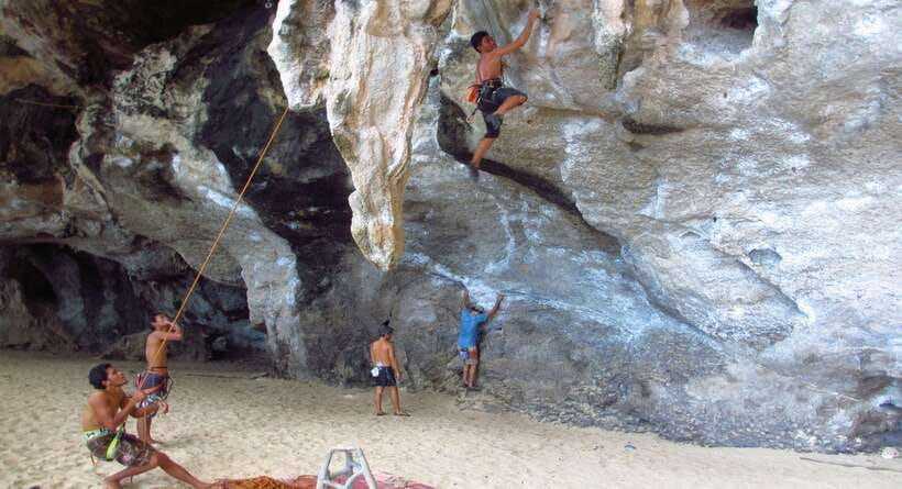 Krabi: Half-Day Rock Climbing Introduction at Railay Beach - Routes for first-timers and for people who want more