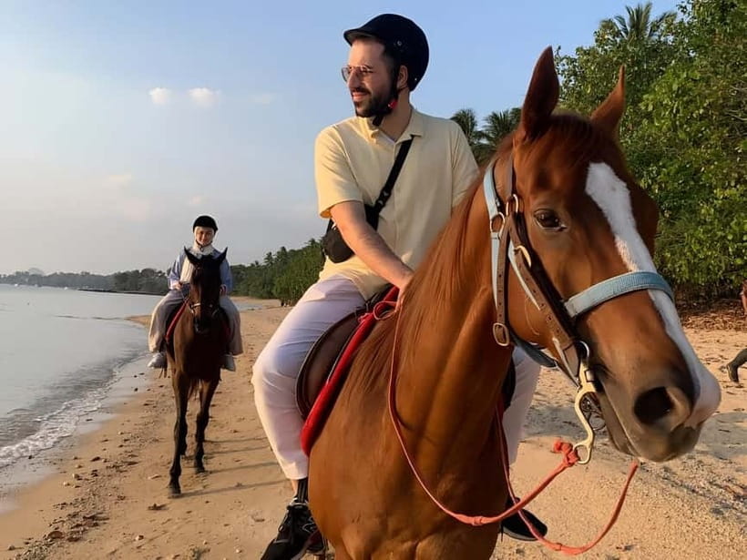 Krabi: Horse Riding On Klong Muang Beach - Pickup to mounting: how the ride starts on the right foot