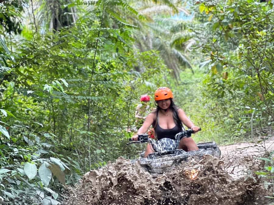 Krabi Horse Riding on the Beach and atv Extreme - ATV Extreme: 30 minutes of jungle roads and guide-managed chaos