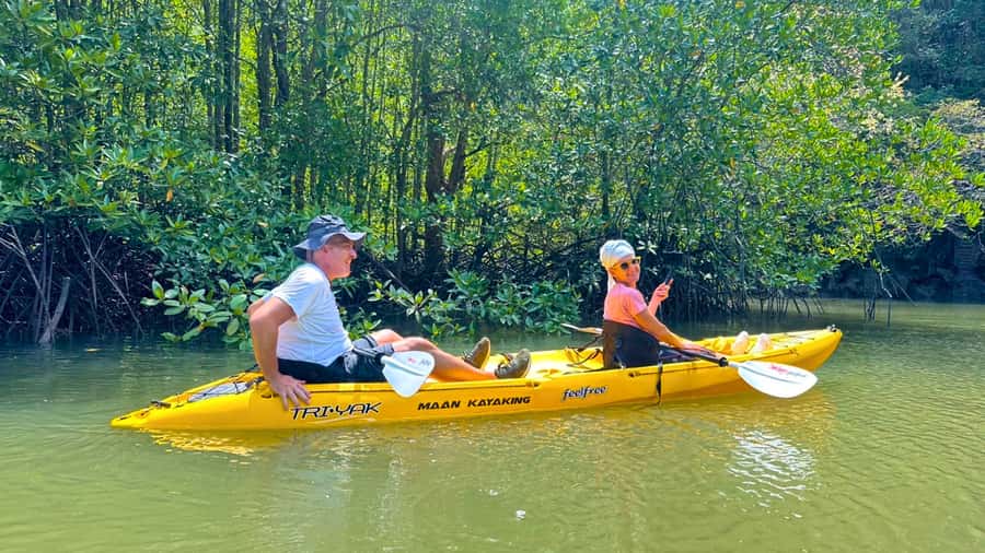 Krabi: Kayaking at Bor Thor with Optional ATV Ride - Pee Hua Toh and the ancient cave drawings you see up close