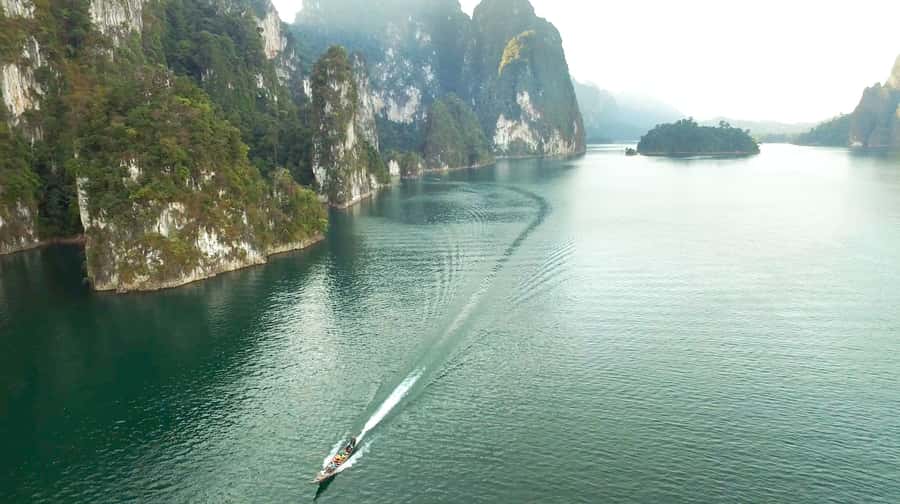 Krabi: Khao Sok National Park & Cheow Lan Lake Boat Tour - Wildlife viewing long-tail boat ride: the best kind of casual