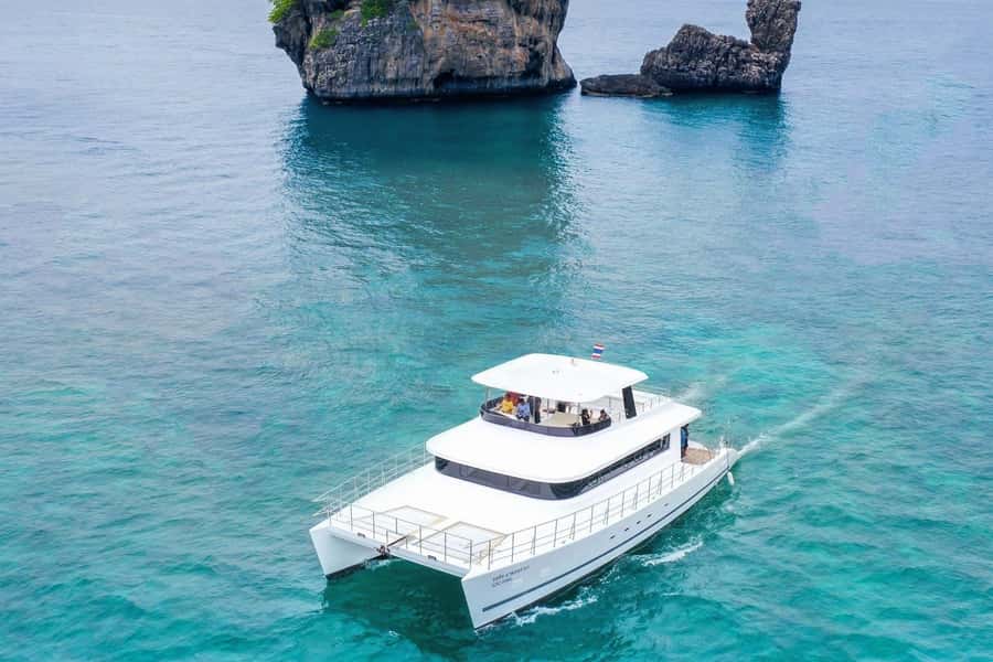 Krabi: Luxury Sunset Cruise to 4 Islands by Power Catamaran - Getting From Your Hotel to Krabi River Marina