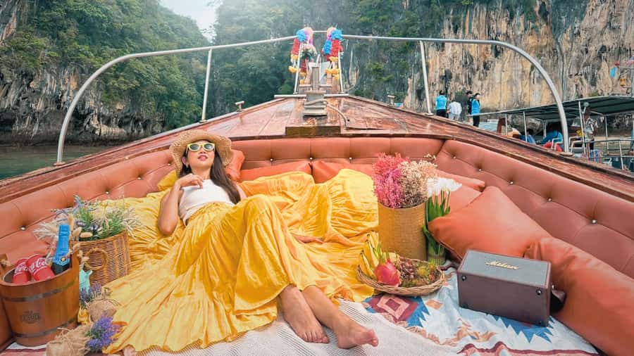 Krabi: Luxury Sunset Cruise to Hong Island Private Tour - Pickup timing and where the day starts (Ao Nang and Khlong Muang)