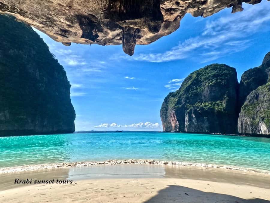 Krabi: Phi Phi & 4 Islands Sunset Tour by Speedboat - Bamboo Island: swim-and-sun time on white sand