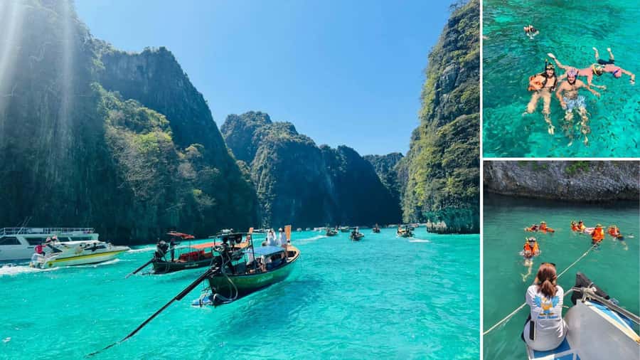 Krabi: Phi Phi Islands Full-Day Private Speedboat Charter - Pileh Lagoon and Viking Cave: the bird-nesting photo stop