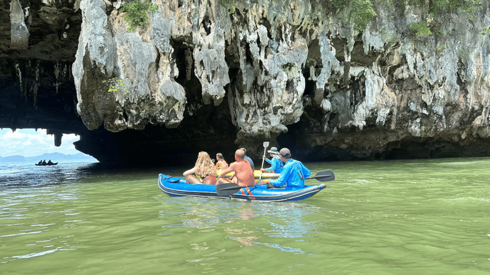 Krabi: Premium James Bond Island Speedboat & Canoe Trip - Canoes and caves in Phang Nga Bay: what the limestone scenery means in real life