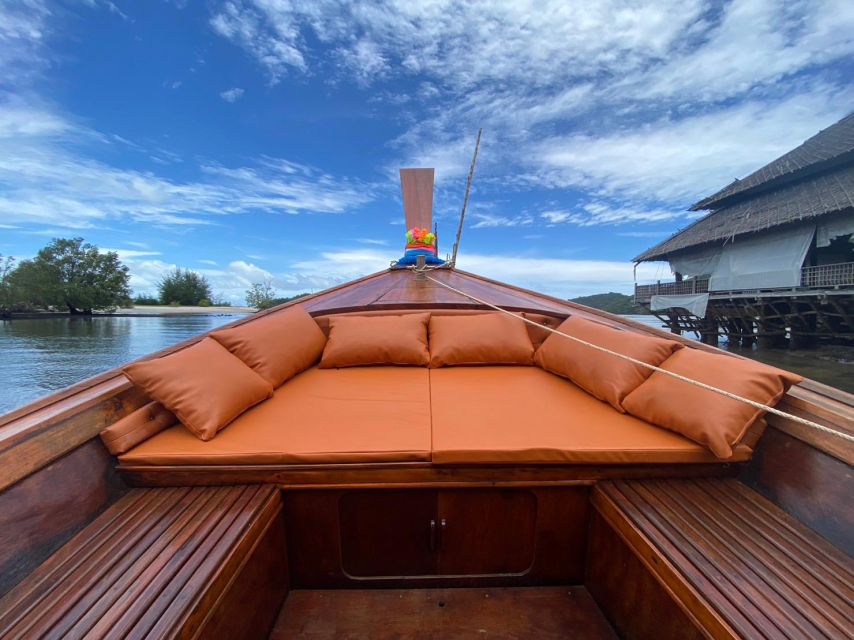 Krabi: Private Luxury Long-Tail Boat Tour to Hong Island - From Your Hotel to Klong Muang Pier: The Day Starts Easy