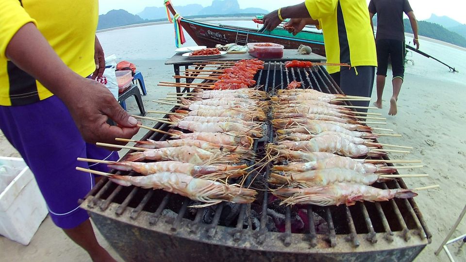 Krabi: Private Sea Kayaking in Ao Thalane and Hong Island - Sunset BBQ on the beach, plus the natural spring shower at Laem Jamoog Kway