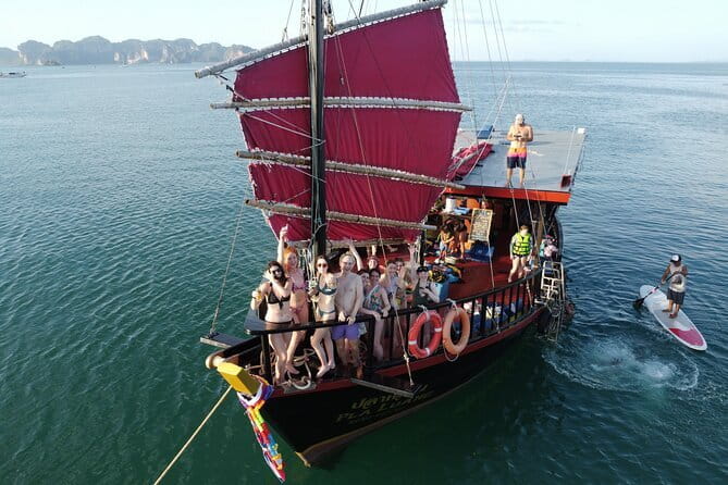 Krabi Private Snorkeling Cruise with Bioluminescent Night Snorkel - A vintage junk boat makes the whole day feel more personal