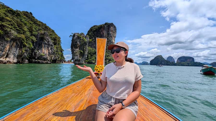 Krabi: Private Tour to James Bond, Ko Panyi & Samet Nangshe - Private longtail boat time on Phang Nga Bay