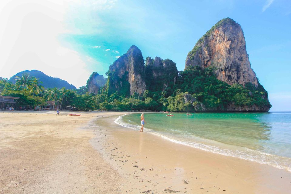 Krabi: Railay Beach Bioluminescent Plankton Ferry Cruise - Railay sunset and island exploration: what you’ll actually do