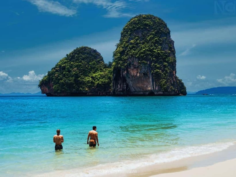 Krabi: Railay Beach & Caves + Jurassic World : Rebirth Sites - Diamond Cave (Tham Phra Nang Nai): stalactites, stalagmites, and some tight steps