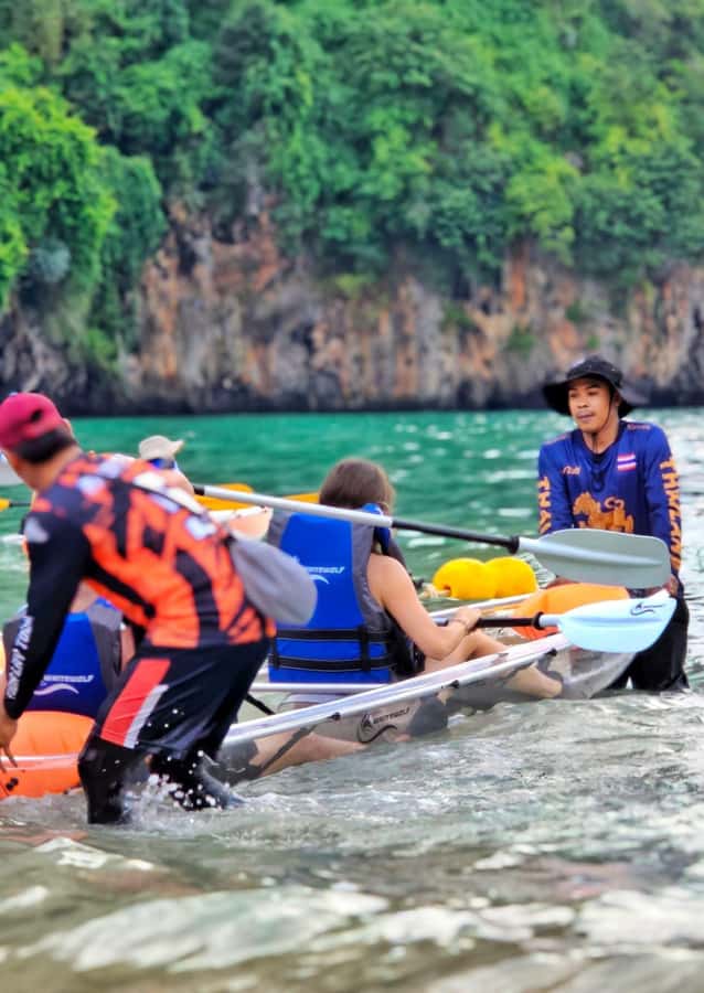Krabi Railay & Phra Nang: Beach Kayak & Glow Plankton Tour - Sunset on Secluded Shores Before Laem Nang Gets Quiet