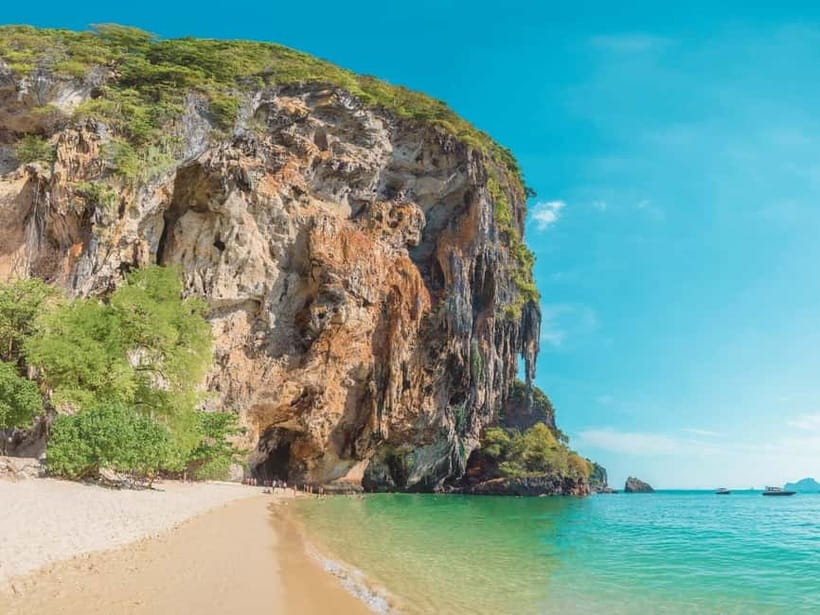 Krabi: Railay Phra Nang & Diamond Cave Sunset Plankton Tour - Railay Beach sunset: free time, easy strolling, and a meal on the horizon