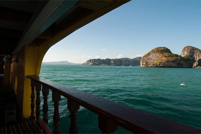 Krabi Romantic Sunset Cruise with BBQ Seafood Dinner by Krabi Sea Cruise - Stop 1: Chicken Rock snorkeling and swimming (where conditions matter)