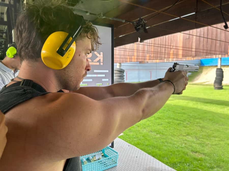 Krabi shooting package C 5guns - Where the pickup works (and where you’ll pay extra)