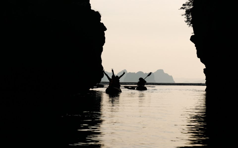 Krabi: Sunset Kayaking Ao Thalane with Dinner BBQ - Kayak through the mangroves: caves, lagoons, and twilight wildlife
