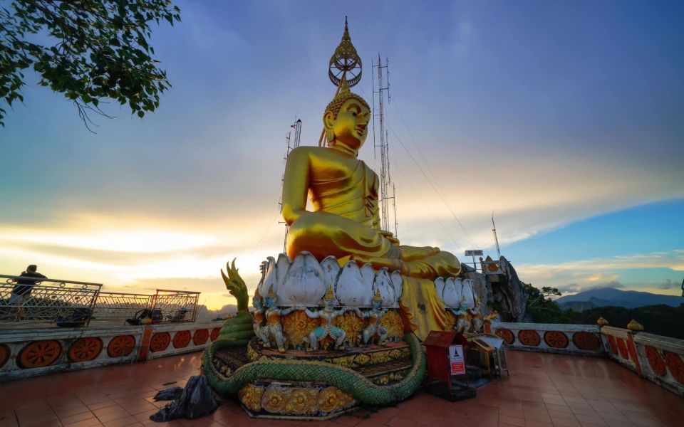 Krabi: Tiger Cave, Hot Springs and Emerald Pool Jungle Tour - Stop 1: Krabi Hot Springs Waterfall and the Warm-Pool Reset